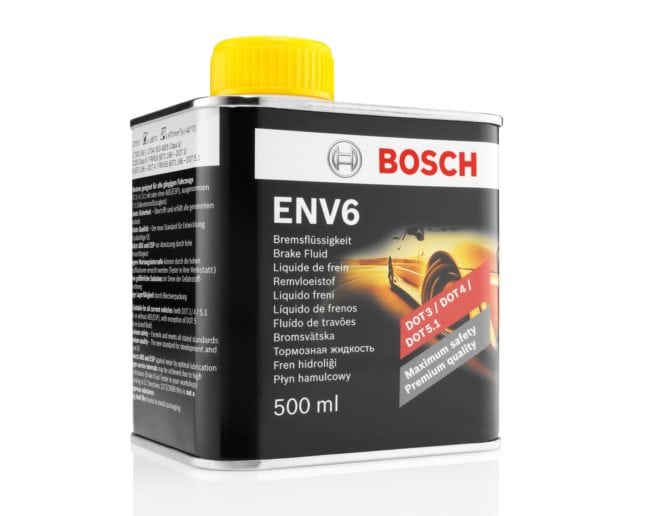 Bosch ENV6 Brake Fluid: Developed to Cope with the High Strains Caused by Modern and Future Brake Systems