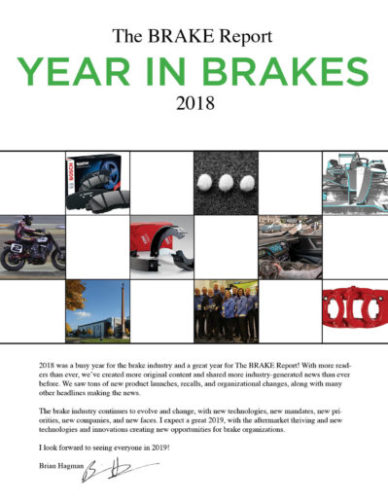 Year in Brakes