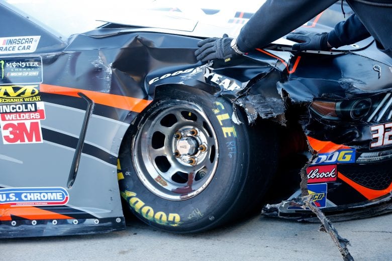 LaJoie Loses Brakes in Martinsville at Monster Energy Cup Series