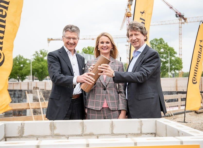 Continental AG Lays Stone For New HQ