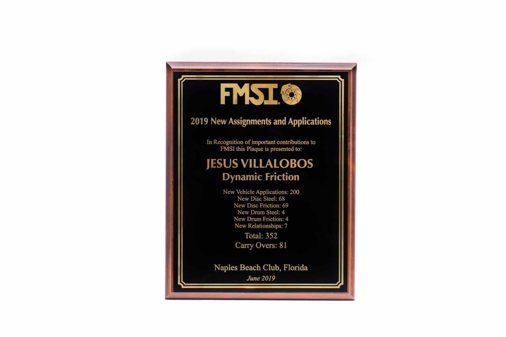 Dynamic Friction Company Honored by FMSI for the Third Consecutive Year