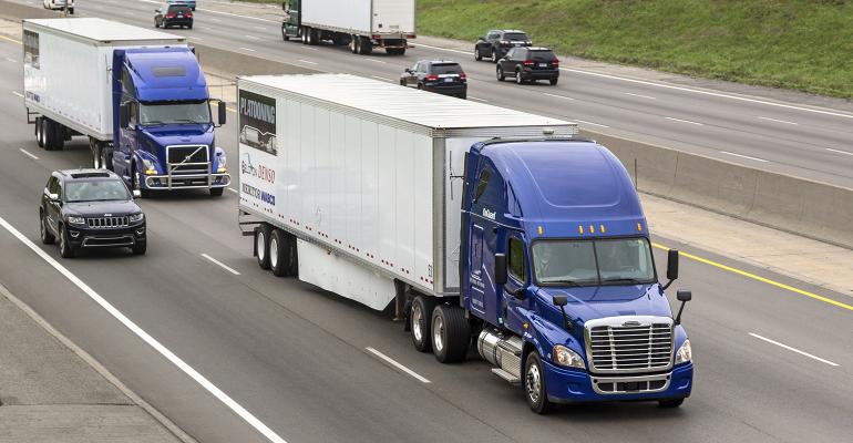 Peleton Doubles Down On Truck Platooning Dependent On Smart Braking