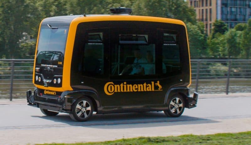 Continental’s and EasyMile’s Robo-Taxi at Frankfurt Show