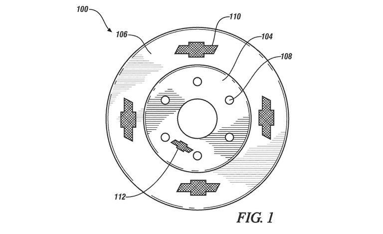 Chevy patents brake rotor with bow-ties