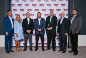 WABCO officials receive Wabash National's Pinnacle Award as 2019 supplier of the year