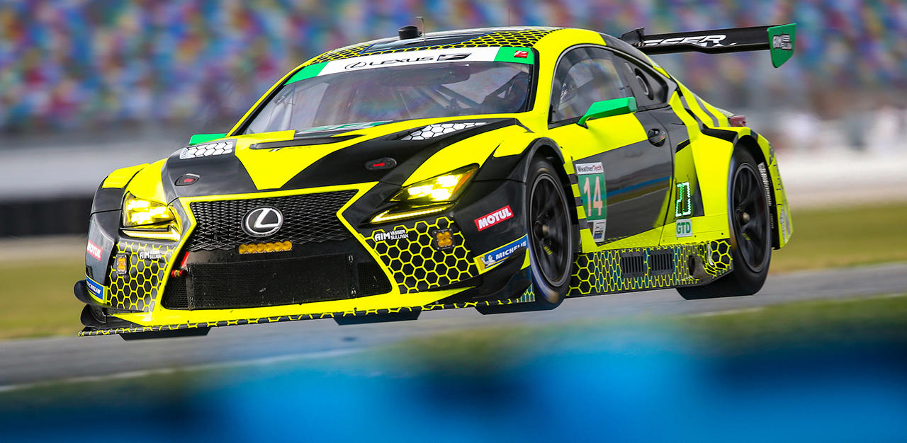 Kyle Busch raved about the brakes in the Lexus RC F racer