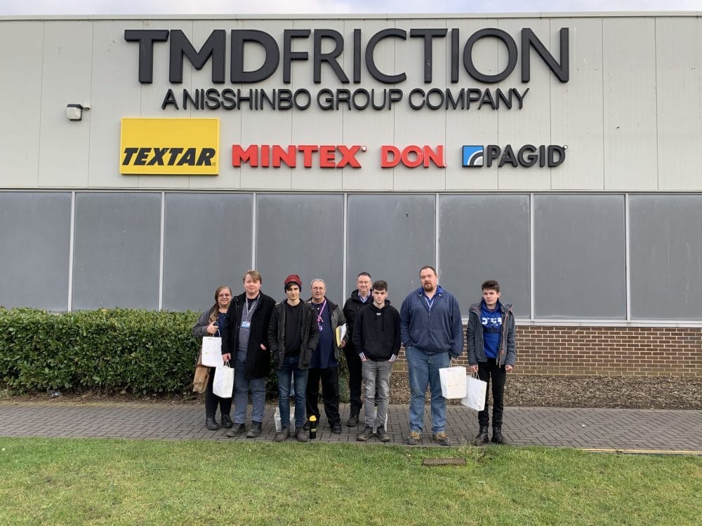 TMD Friction hosted the next generation of mechanical engineers for a factory tour