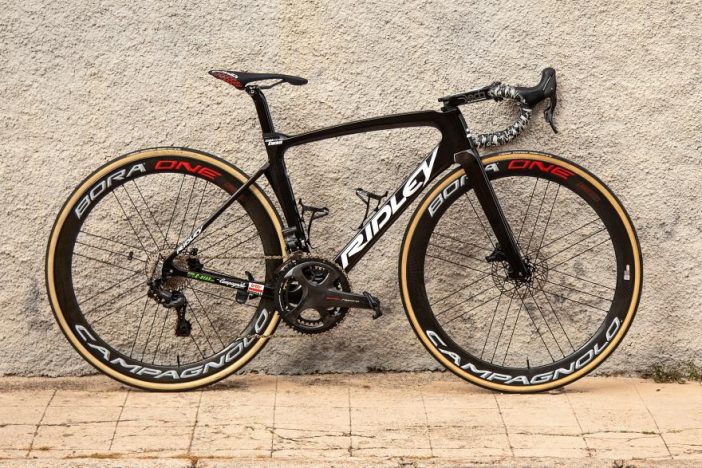 The Ridley Noah Fast features disc brakes and is the choice of a number of pro teams for 2020