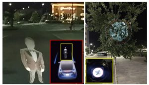 Driverless car AEB systems can be tricked by a projected image of a pedestrian