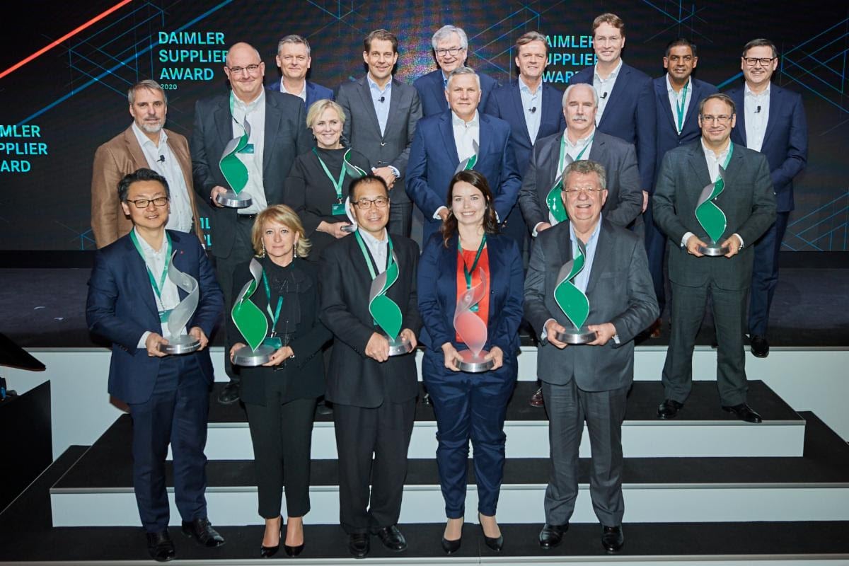 Brembo Receives Daimler Award in Sustainability