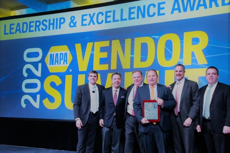 Brake Parts Inc LLC (BPI) was recently honored with the NAPA Sales Leadership Excellence award during the annual NAPA Vendor Summit, held in Atlanta