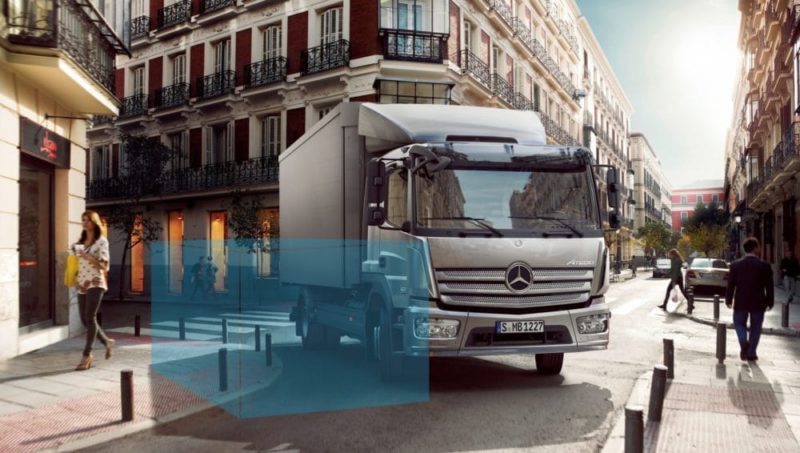 Mercedes-Benz and Setra Offer Unique Safety System for Trucks and Buses