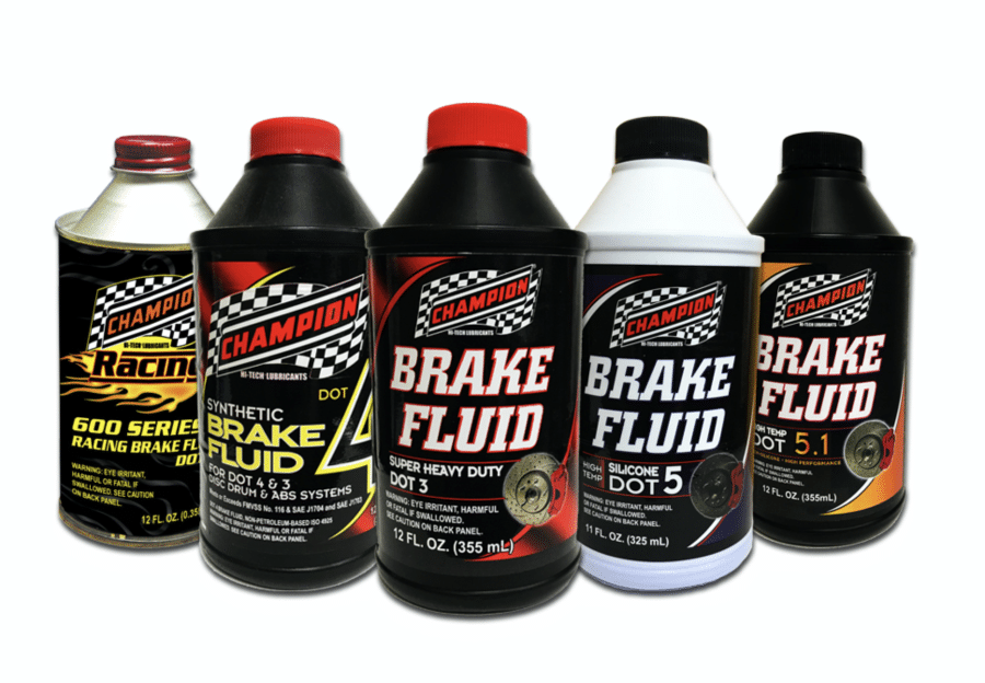 Champion Adds Five New Types of Brake Fluid