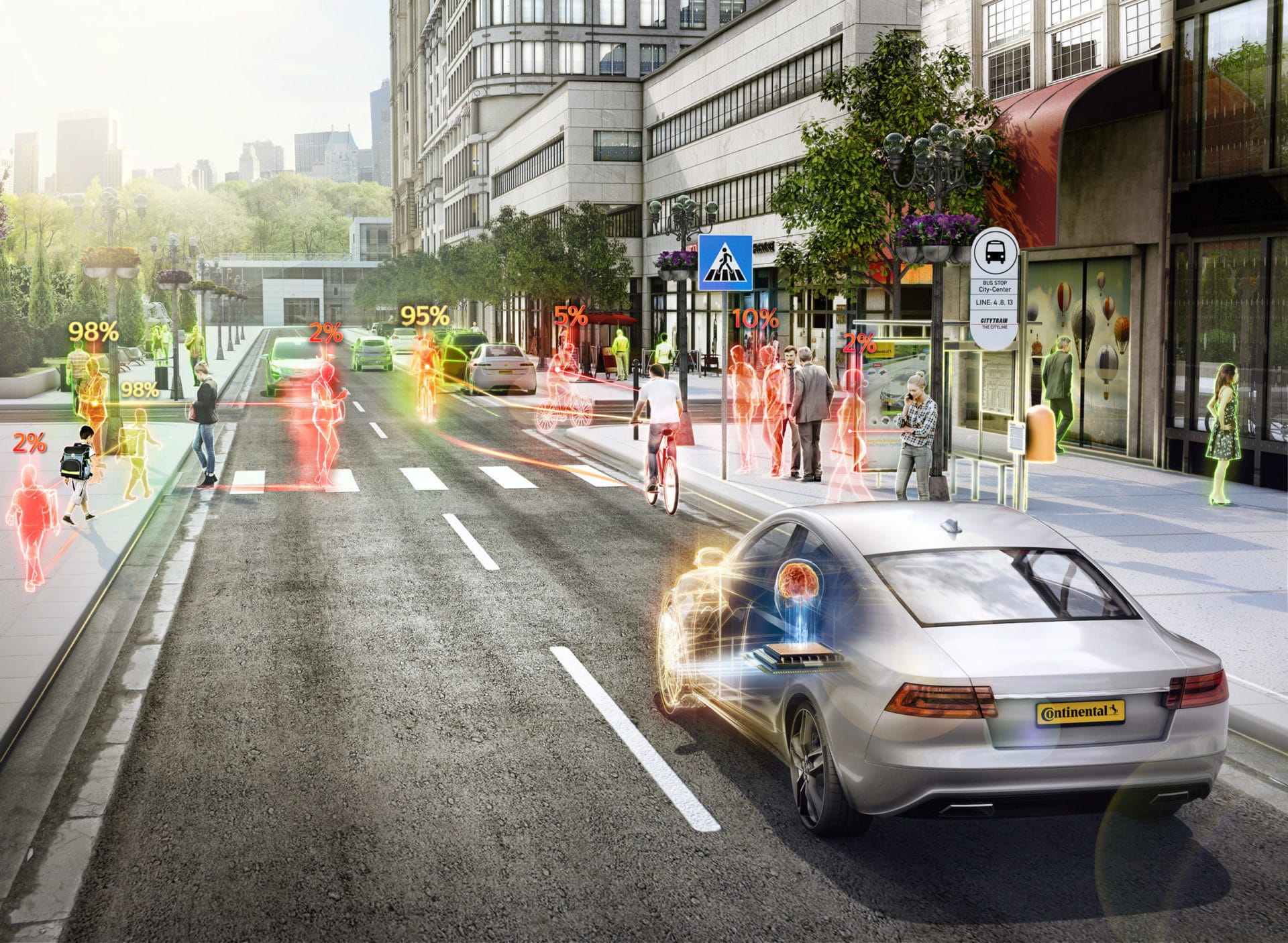 Continental and Universities Researching AI for Automated City Driving