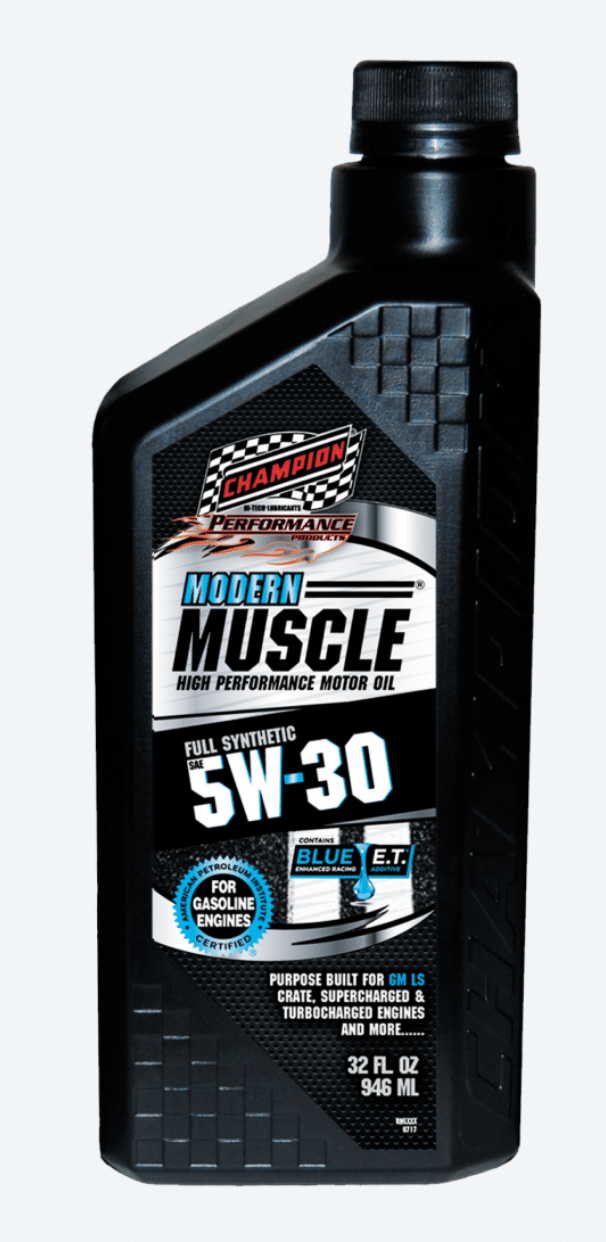 Champion Adds SKUs of Modern Muscle Motor Oils