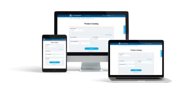 ZF's online catalog, part of the revised Aftermarket Portal, conforms to any device the user desires