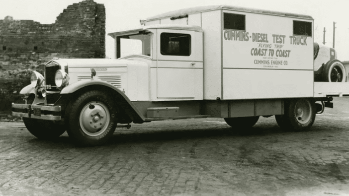 Chessie Cummins invented the Jake brake after a near-death experience in this cross-country truck