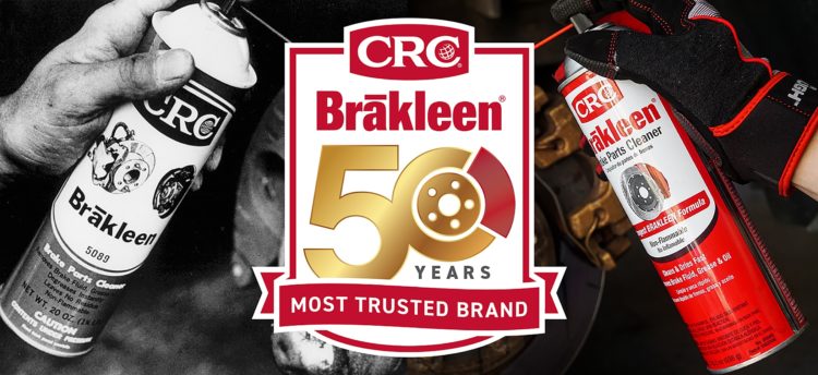 CRC Brakleen®, CRC Industries signature brand, is celebrating its 50th anniversary in 2021