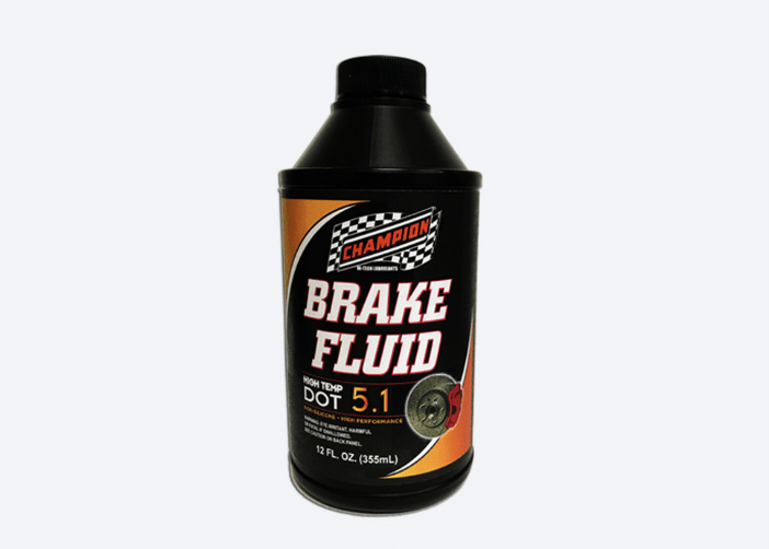 Champion Oil highly recommends DOT 5.1 brake fluid
