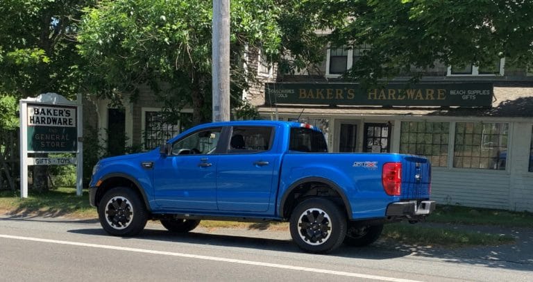 The mid-size 2021 Ford Ranger is just the right size for everyday errands and transportation as well as weekend towing