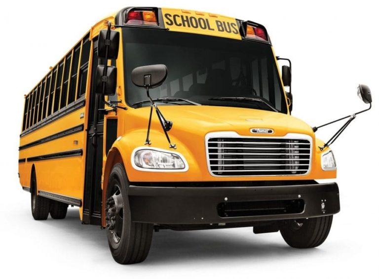 DTNA is recalling certain Thomas school buses for faulty parking-brake software