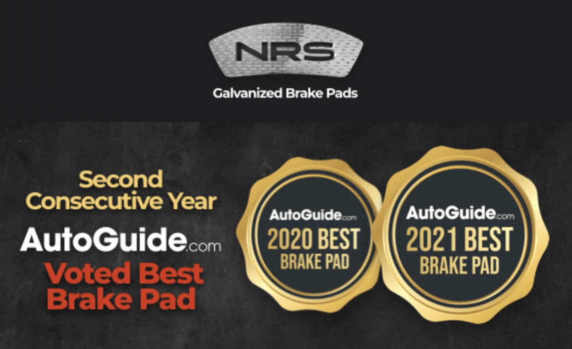 NRS Brakes for the second-consecutive year received Editor's Choice Award from AutoGuide