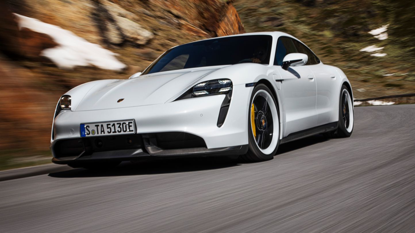 Certain Porsche Taycan EVs are being recalled for faulty worn-brake-pad icons