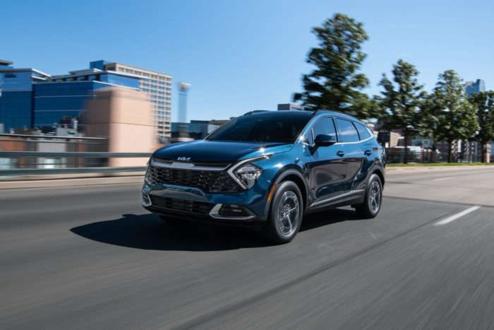 Kia launched the 2023 Sportage Hybrid, filled with ADAS, at the LA Auto Show