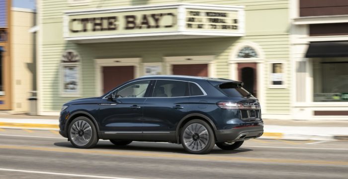 The 2021 Lincoln Nautilus is a premium two-row midsize SUV