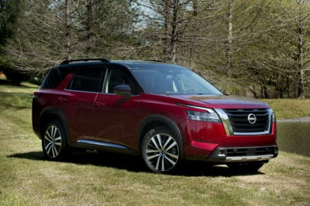 All-new for 2022, the Nissan Pathfinder is a mid-size SUV with three rows