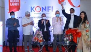 Celebrating the launch in Pune, India of KONFI Advanced Brake Pads Launched