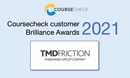 TMD Friction Receives Coursecheck Award