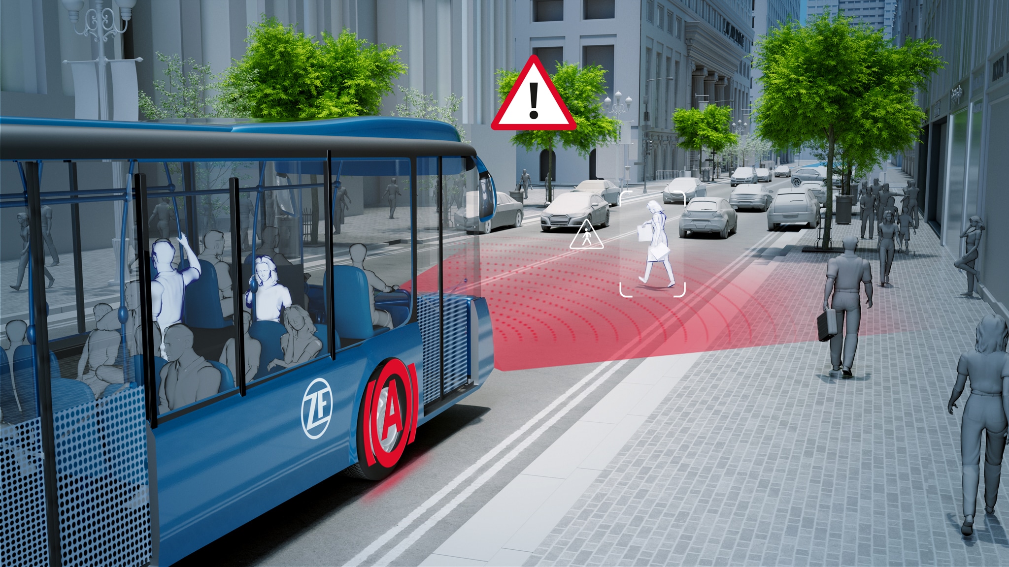 ZF announced a new City Mitigation System for buses