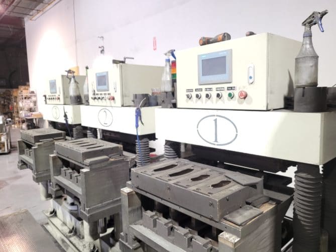 equal pressure presses and tooling for sale.