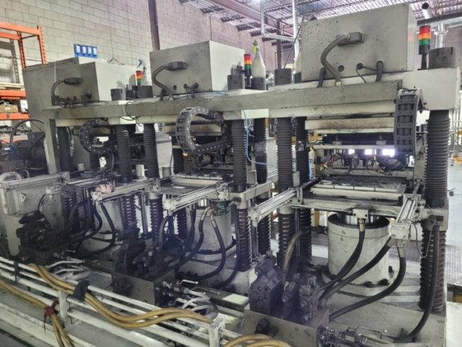 equal pressure presses and tooling for sale.