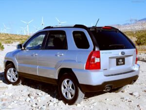 Certain 2008-2009 Kia Sportage vehicles should be parked due to potential fire hazard