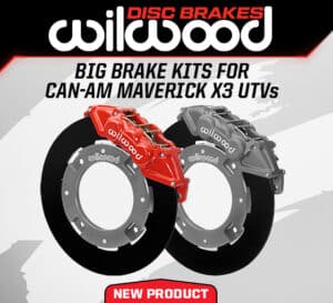 Wilwood introduced brakes for the Can-Am Maverick UTVs