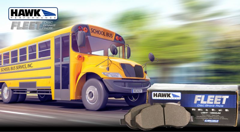 Carlisle Brake & Friction launched a range of brake pads for school buses