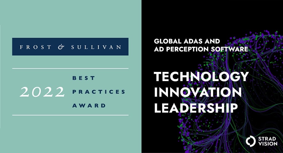 Frost & Sullivan Honors STRADVISION with The Prestigious Global Technology Innovation Leadership Award