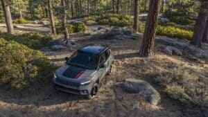The Jeep Compass Trailhawk 4X4 is off-road ready