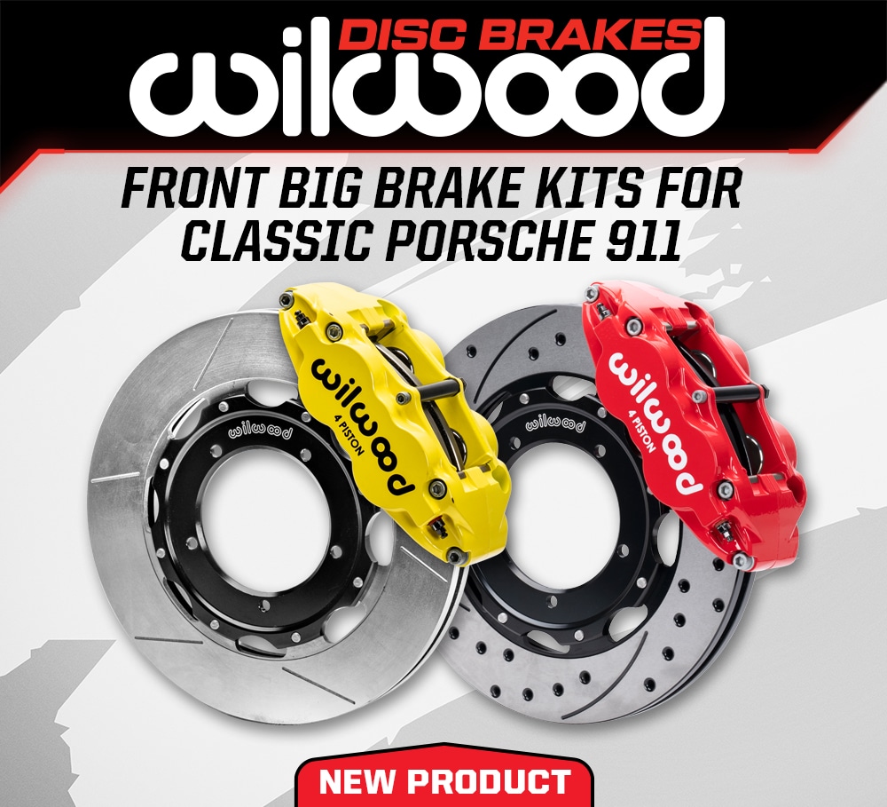 Wilwood released front big brake upgrade kits for 1969-89 Porsche 911s