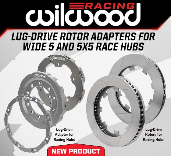 Wilwood Disc Brakes Releases Lug-Drive Rotor Adapters for Wide 5 and 5x5 Race Hubs