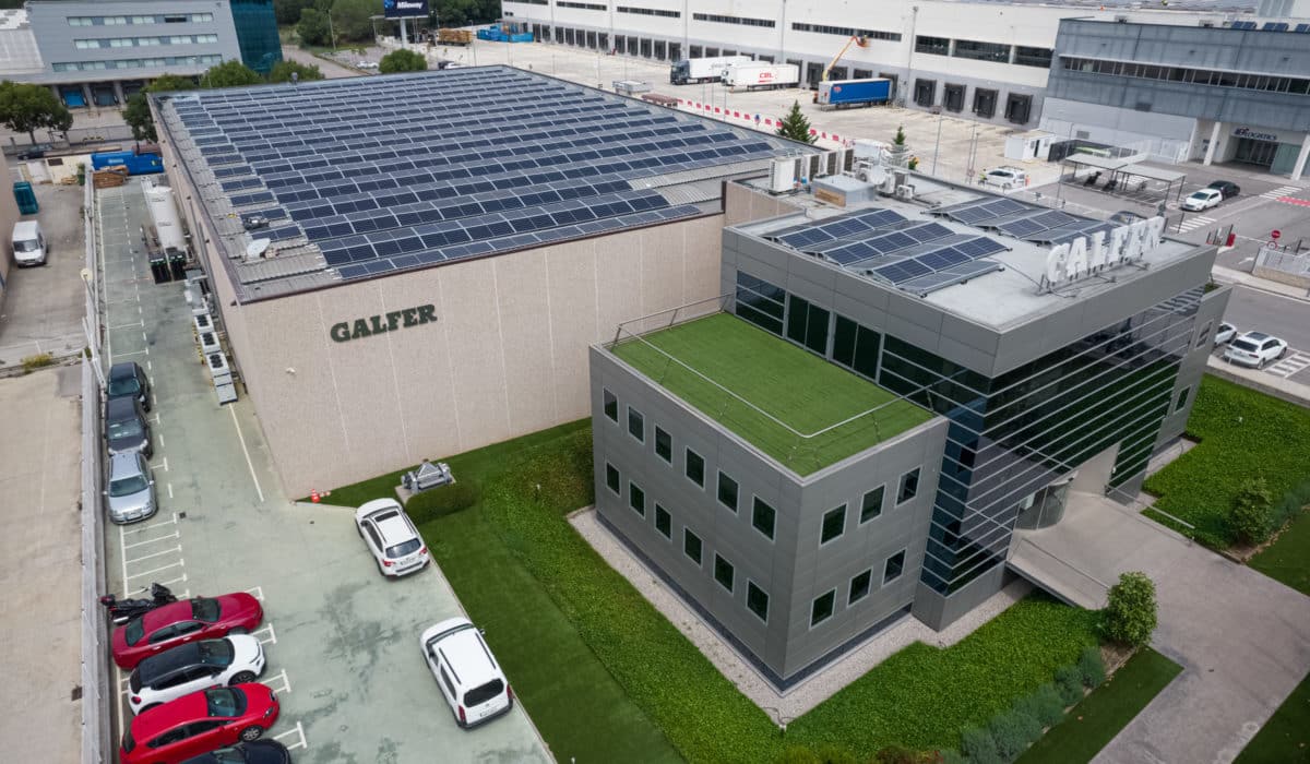 Galfer installed solar panels at its Barcelona plant