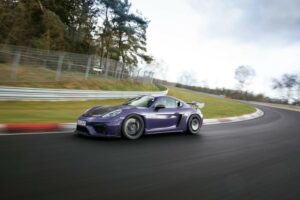 Porsche introduced a new track kit featuring braking upgrades for the Cayman 718.