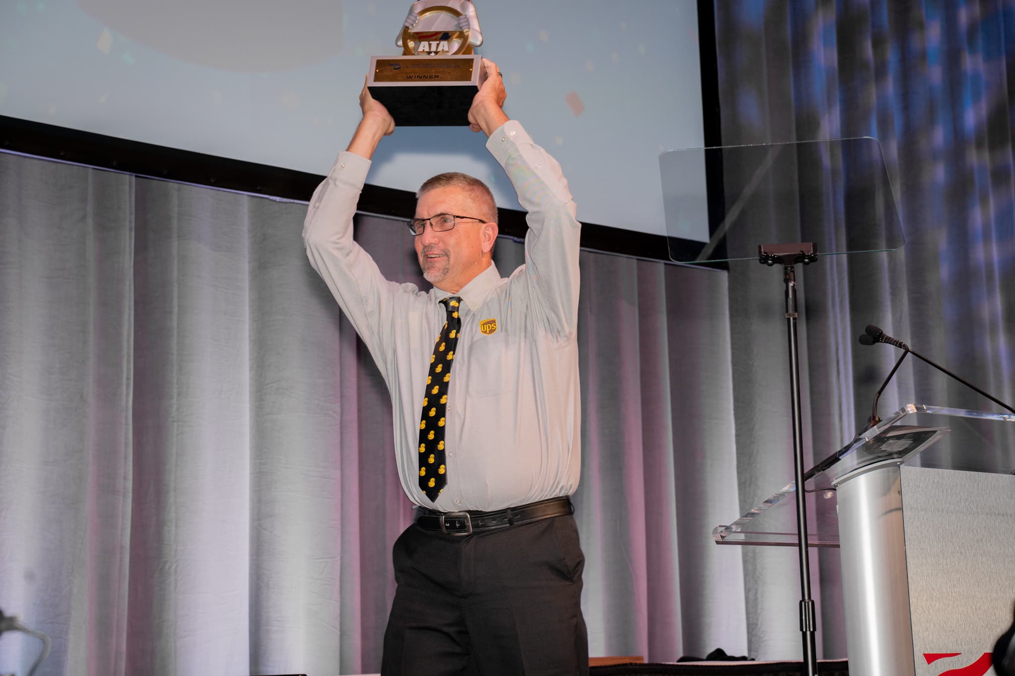 UPS Driver James "Gragg" Wilson won this year's Bendix Grand Champion award