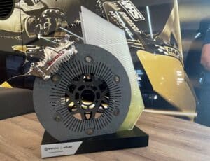 Brembo presented Renowned Italian motorcycle racing legend Valentino Rossi with a unique trophy