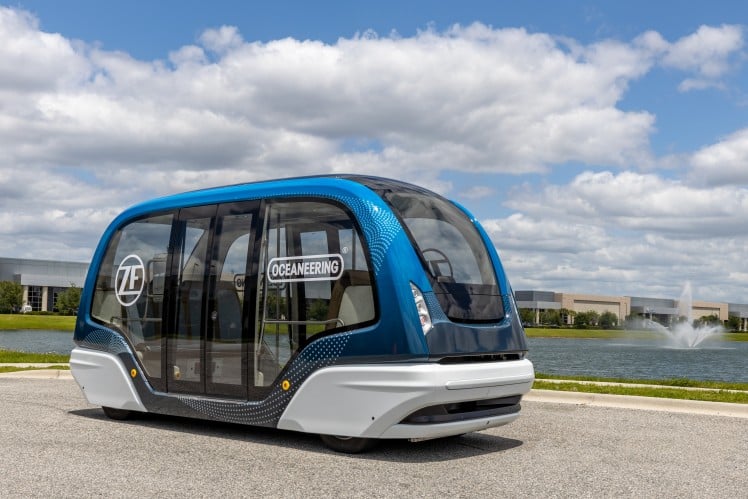 ZF and Oceaneering have expanded their deal to produce autonomous shuttles