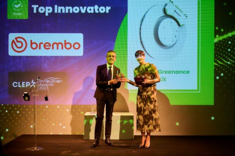 Clepa named Brembo top innovator in the Green category for its Greenance Kit.