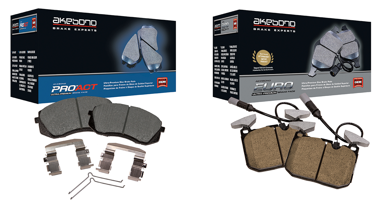 Akebono Expands Brake Pad Coverage for 3M+ Vehicles