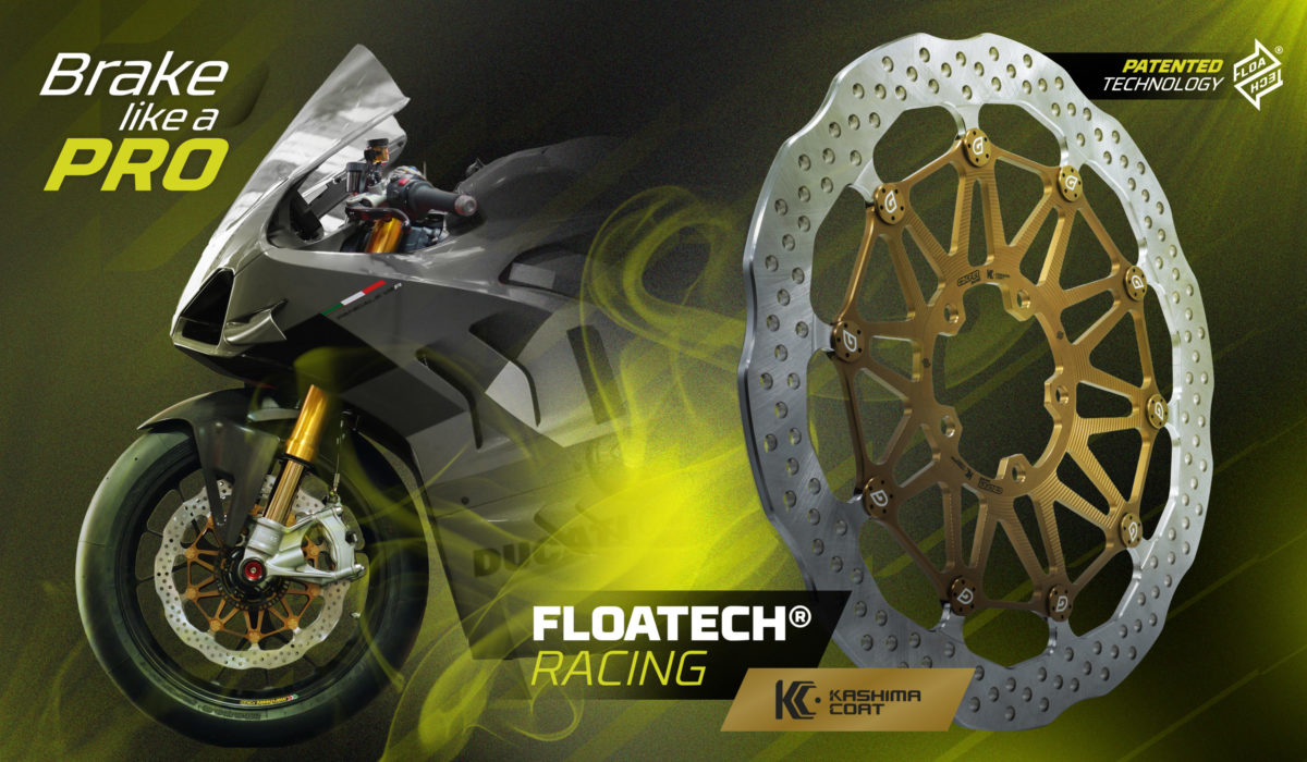 Galfer Applies Kashima Finish to Floatech Racing Discs